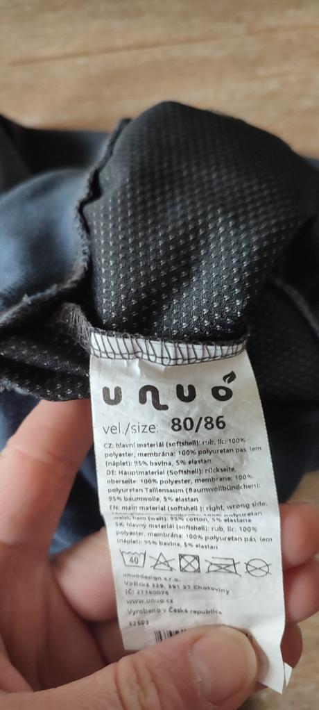 Unuo softshelove nohavice, unuo,80