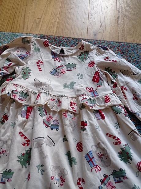 Vianocne šaty, h&m,104