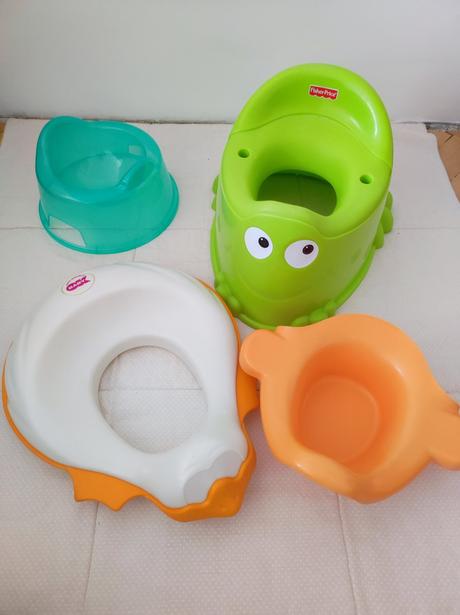 2x nočník+sedátko na wc, 