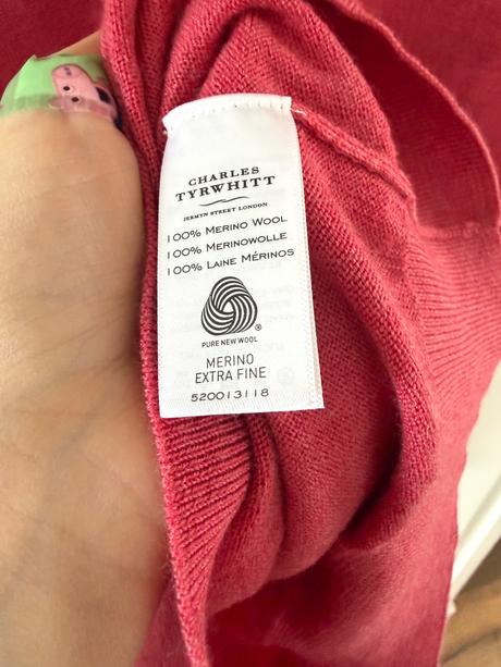 Sveter charles tyrwhitt merino vlna, xl