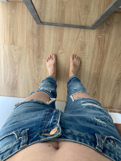 Rifle - mom fit, stradivarius,40