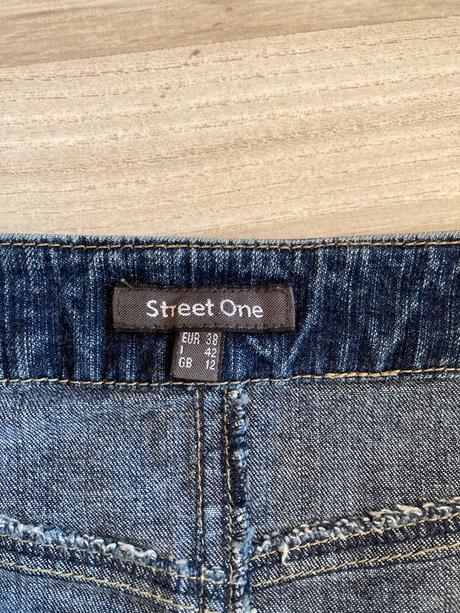 Riflová sukňa, street one,m