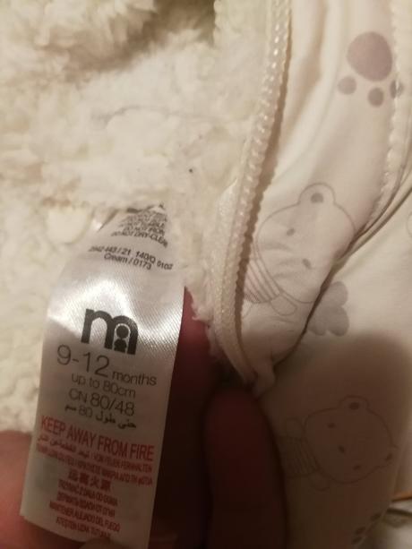 Teply overal na zimu, mothercare,74