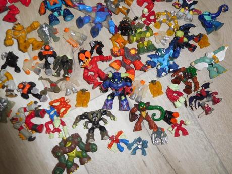 Gormiti-69kusov+1x velký látkový+taška postavičky,, 