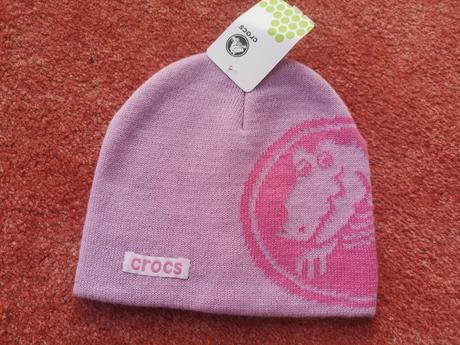 Crocs dievčenská zimná čiapka veľkosť 5-8 rokov, 110 / 116 / 122 / 128