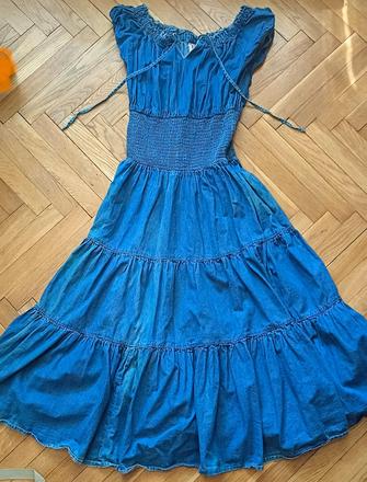Džínsové šaty, bonprix,38