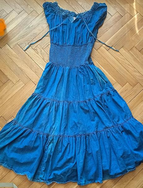 Džínsové šaty, bonprix,38