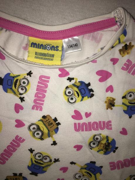 Tricko pyzamo minion 134/140, 134