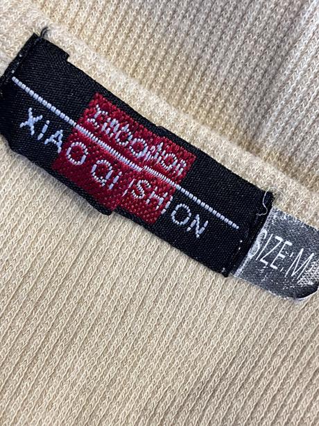 Dámske vrúbkované tričko s nápisom (m), m