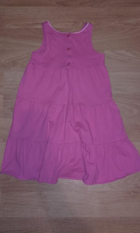 Tmavoružové šaty 122/128, carter's,122