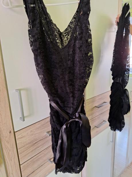 Dámské čipkované šaty, h&m,s