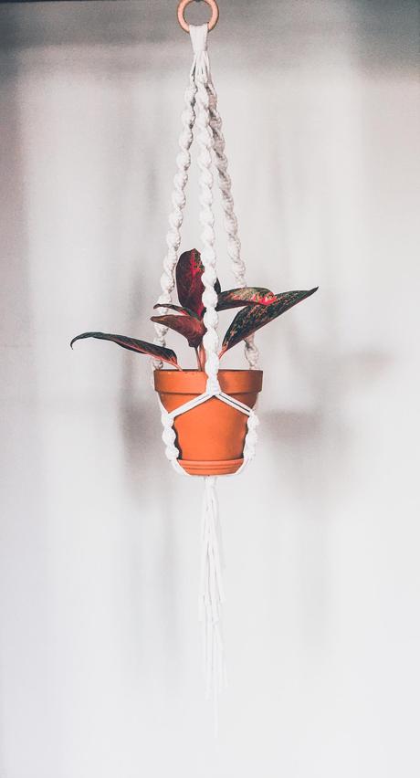 Macramé kvetináče, 