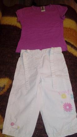 Tricko a letne nohavice, next,104