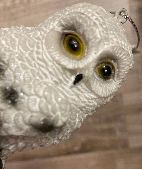 Nádherná sova dekorácia/vianoce, 