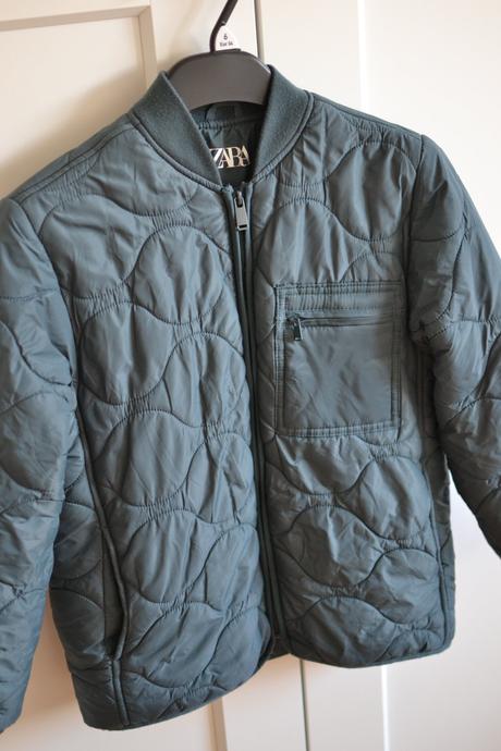 Tmavozelená prechodná bunda zara 140, zara,140