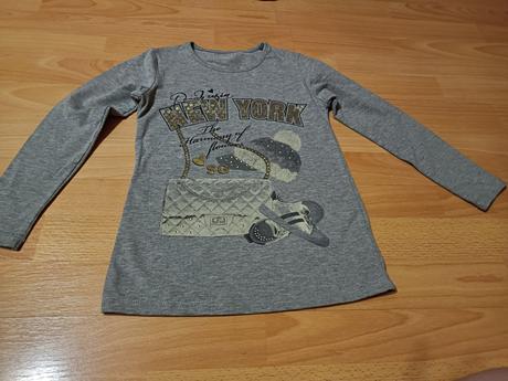 Dievčenské tričko s dlhým rukávom, 