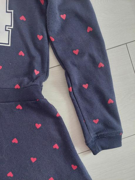 Teplákové šaty 122/128, h&m,122