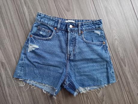 Rifľové kraťasy, h&m,34