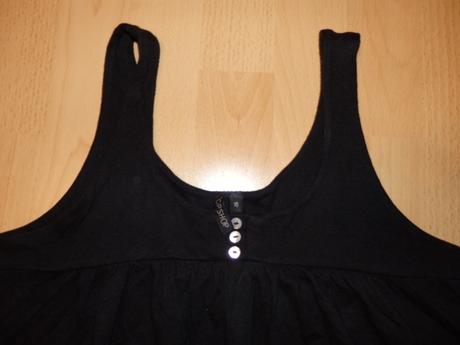 Cierne tielko - tricko, topshop,m