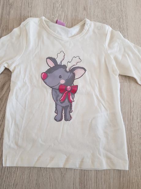 Tričko so sobíkom 9-12mesiacov, 80