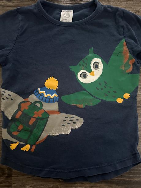 Tričko sovičky, lindex,92