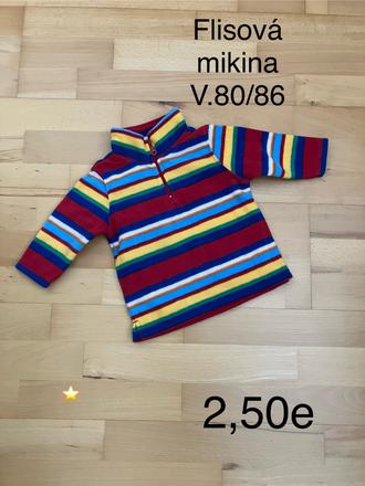 Flisová mikina, 80