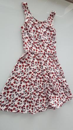 Letné šaty na ramienka 34, aj ako 158/164, h&m,34