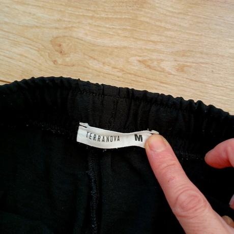 Široké ležérne nohavice s vysokým pásom, terranova,m