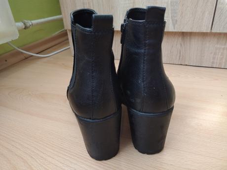 Čierne kotníkové topánky, graceland,40