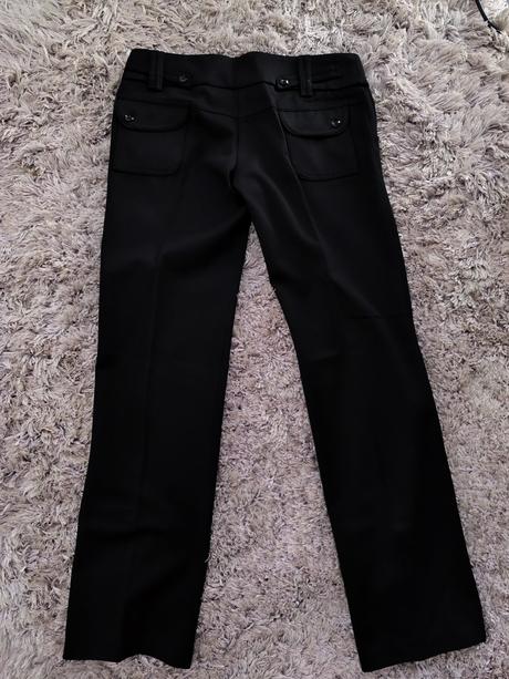 Čierne elegantné nohavice, xl