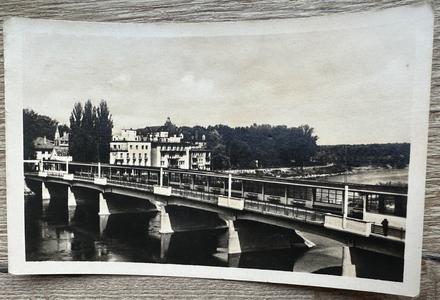 Pohľadnica piešťany 1946 s edvardom benešom, 