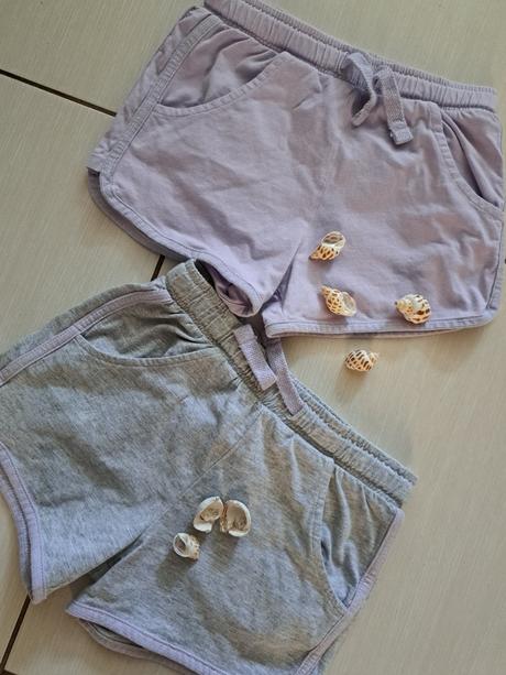 Kraťasy nohavice 5/6r., 2ks/1cena, 116