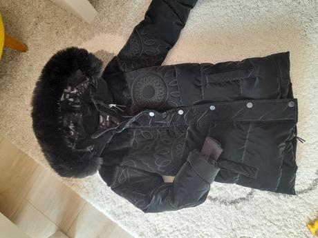 Zimna bunda predĺžená desigual 110/116, 5- 6 rokov, desigual,110