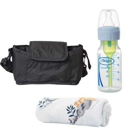 Set mamaleto organizer, anti-colic fľaša a plienka, dr. brown's