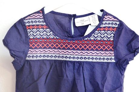 Letná ľahká tunicka pre dievcatko, h&m,116