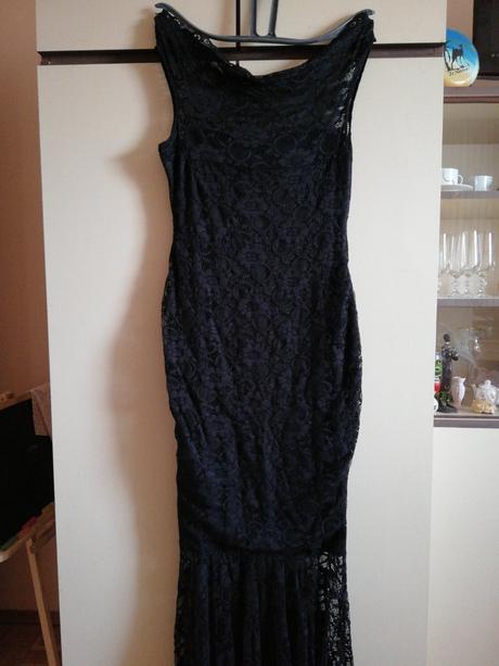 Čipkované spoločenské šaty, l