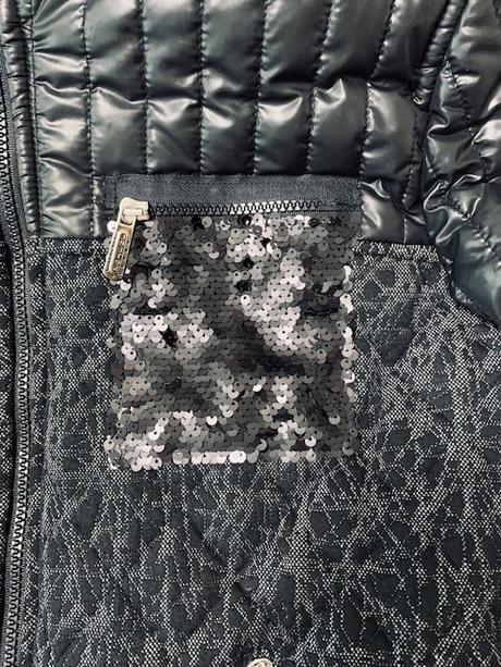 Krásna kombinovaná vetrovka justor, l / m