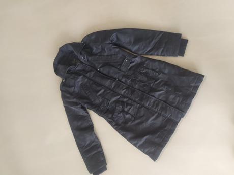 C296 bunda cierna predlzena s, s