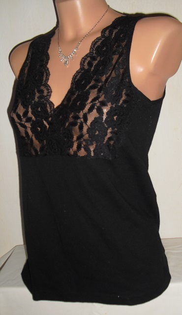 Luxusny topik s hrobou krajkou, m