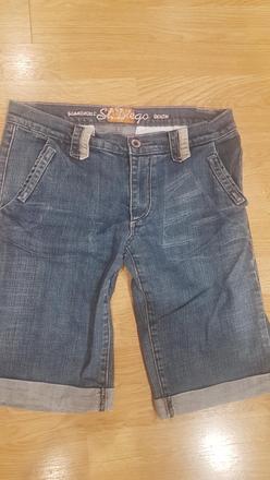 Džínsové kraťasy v. s, s