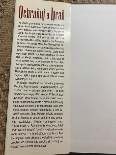 Ochraňuj a braň richard north patterson, 