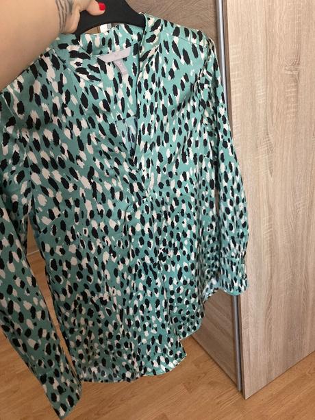 Vzorovaná blúzka, h&m,32