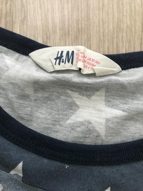 Tričko hviezda 12-14 rokov, h&m,158