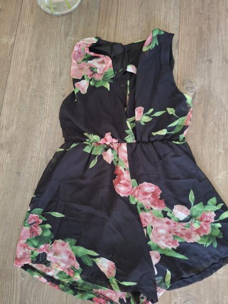 Letny overal floral, s