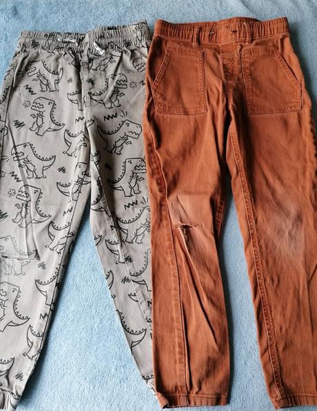 Dvoje nohavice, h&m,128