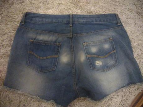 Riflové kraťasy, denim co,42
