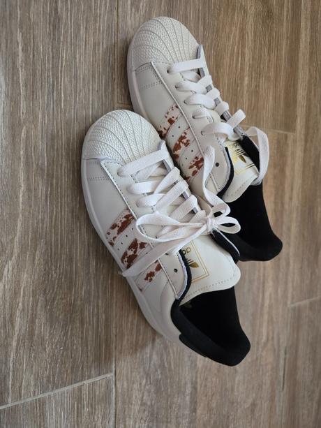 Kožené tenisky adidas originals superstar 40 2/3, adidas,40