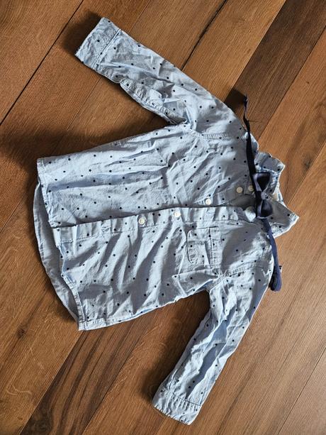 Košeľa s motýlikom, h&m,86