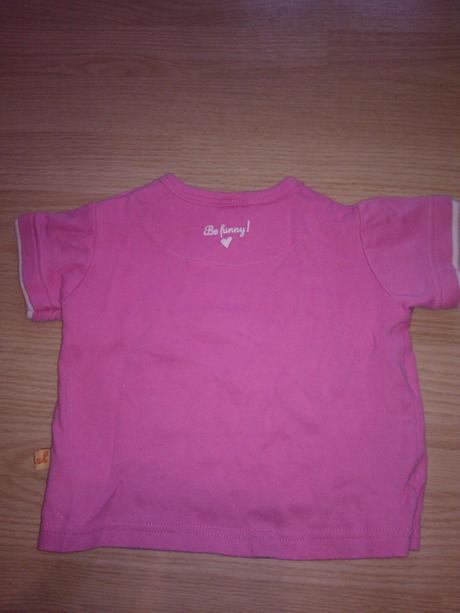 Tricko ruzove s napisom, berti,80