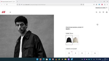 Bežecká bunda hm, h&m,l / xl